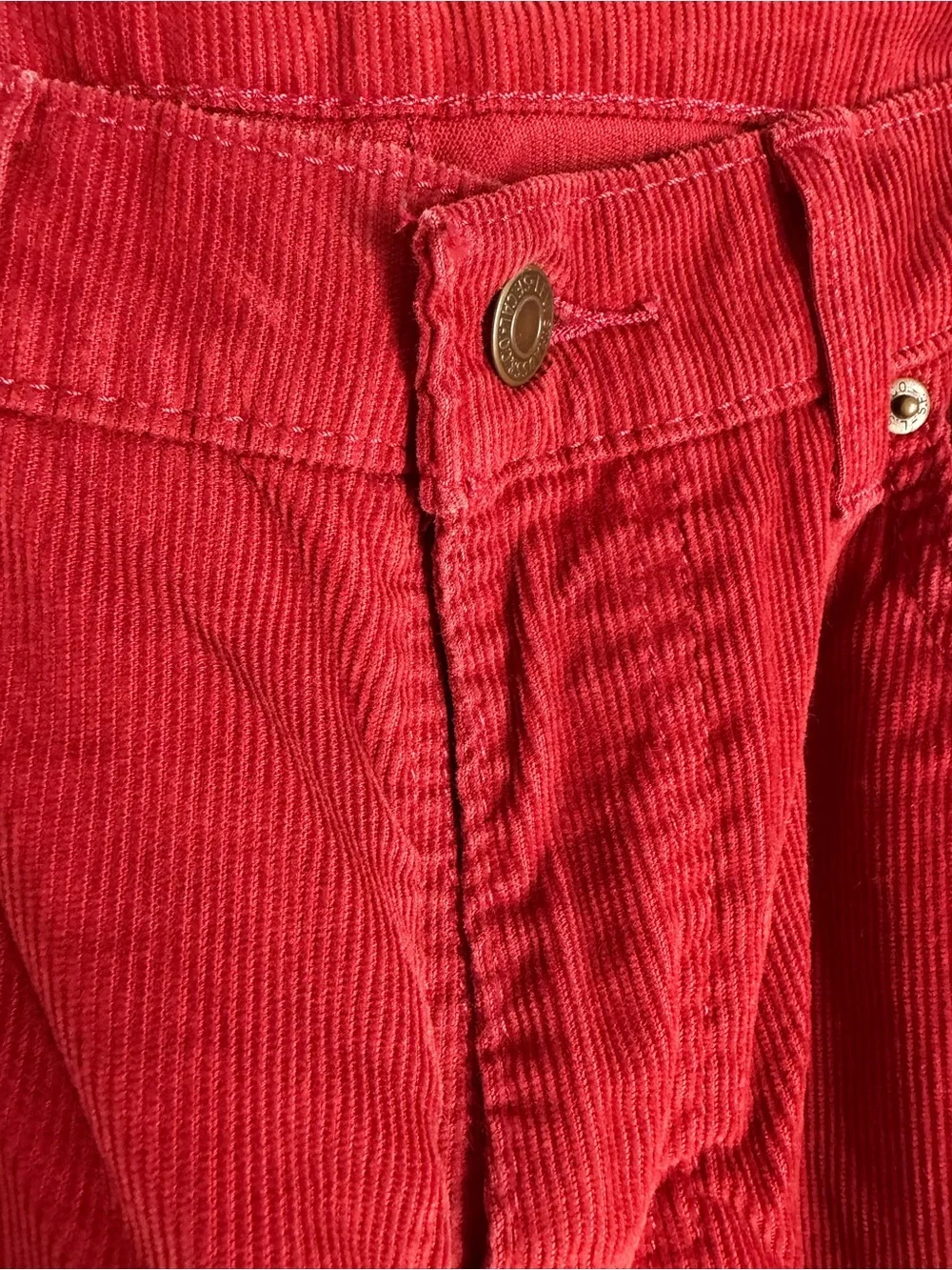 Levi Red Corduroy Pants